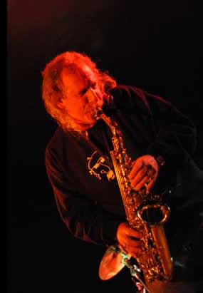 Carl In Blue Jacket with Sax